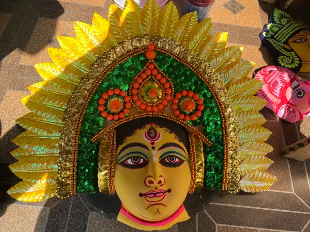 Ananda Mukhosh Ghar Durga Chho Mask Image