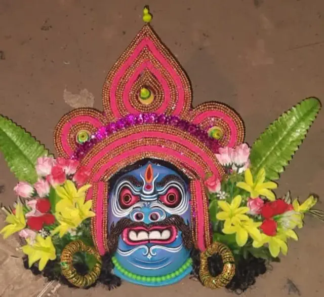 Jagadish Mukhosh Ghar Asur Chho Mask Image