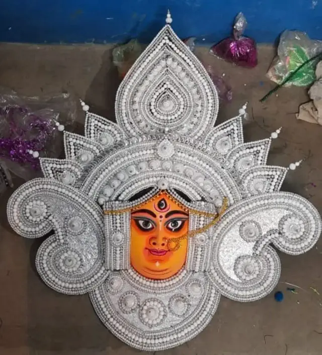 Jagadish Mukhosh Ghar Durga Image